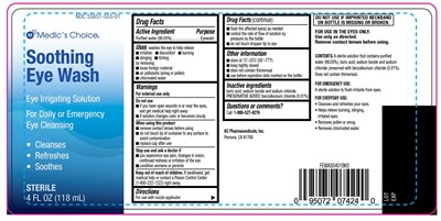 Medic's Choice Soothing Eye Wash 118ml (Kc   Medics Choice Soothing Eye Wash 118ml (labeled Bottle))